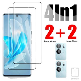 4In1 Full Cover Tempered Glass Protector Screen Protection Film For vivo V29 Lite 5G v 29 v29lite