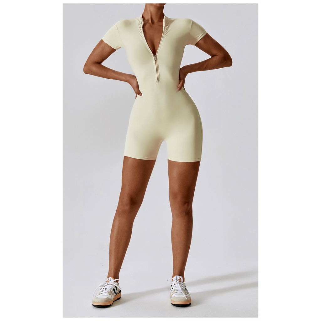 Bodycarver ชุดจั๊มสูท วันพีช มีซิป สปอร์ตบรา ใส่เล่นโยคะ เต้นรํา ฟิตเนส สําหรับผู้หญิง - รูปที่ 6