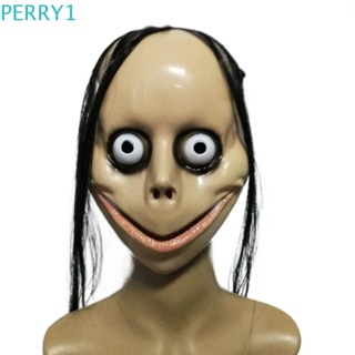 Perry หน้ากากผี พลาสติก ตาโต น่ากลัว สําหรับปาร์ตี้ฮาโลวีน