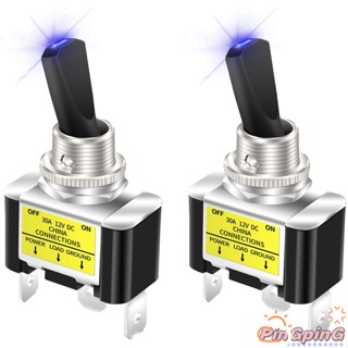 สวิตช์โยกไฟ Led 12v 30a 1 คู่ สะดวก ดัดแปลง สําหรับรถยนต์