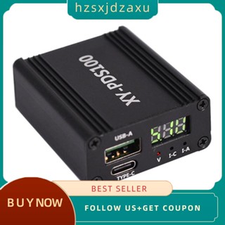 【hzsxjdzaxu】โมดูลที่ชาร์จในรถยนต์ Dc12-28v 100W PD พอร์ตคู่ VOOC PD3.0 QC4+ อุปกรณ์เสริม สําหรับ Huawei SCP FCP Apple PD