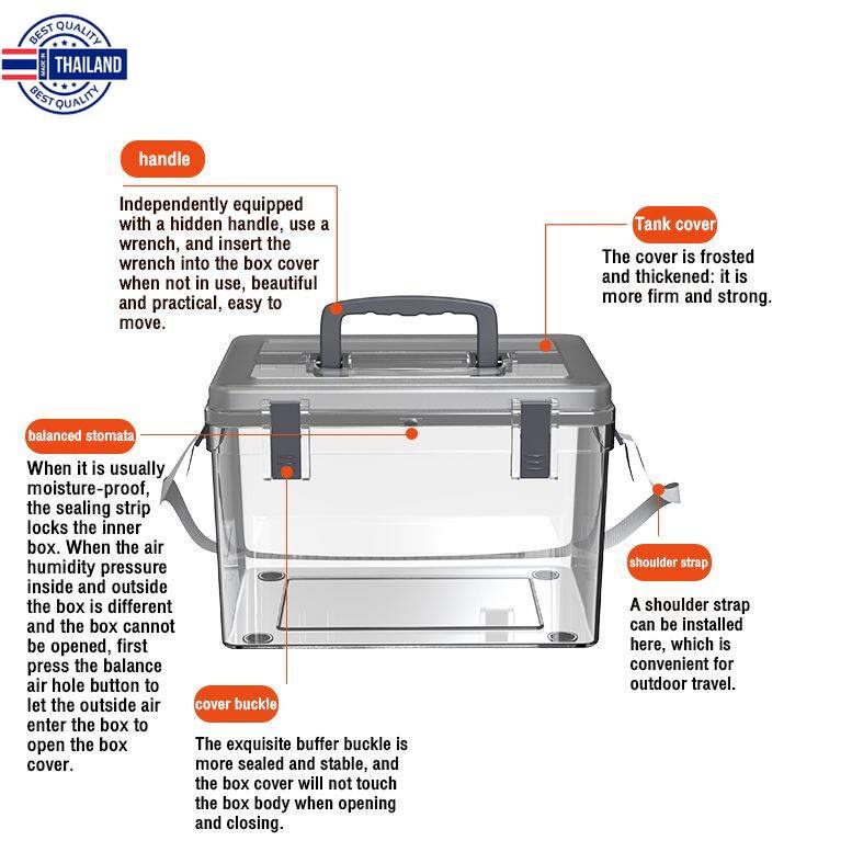 Anti-shock Shockproof Case Dry Moistureproof Storage Seal Box