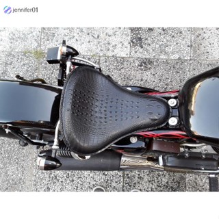 Jen เบาะที่นั่งผู้โดยสาร แบบหนัง สีน้ําตาล สีดํา สําหรับรถจักรยานยนต์ Sportster Bobber Chopper