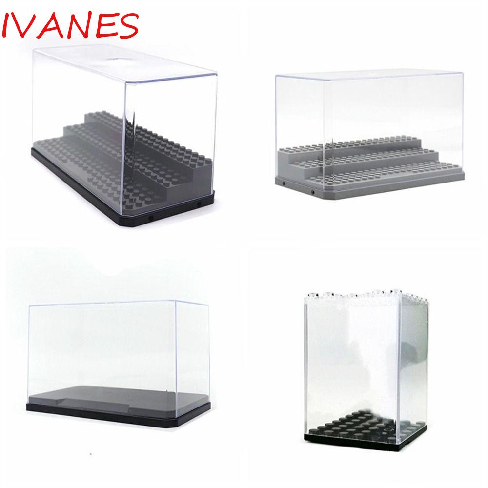 Ivanes กล่องอะคริลิคใส กันฝุ่น ขนาดเล็ก 3 ขั้น สําหรับใส่โมเดลรถยนต์ ของขวัญวันเกิด