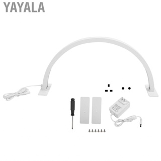 Yayala Half Moon Desk Lamp   Light 3 Color Temperature Stable Bases 3000K‑6500K for Nail Art