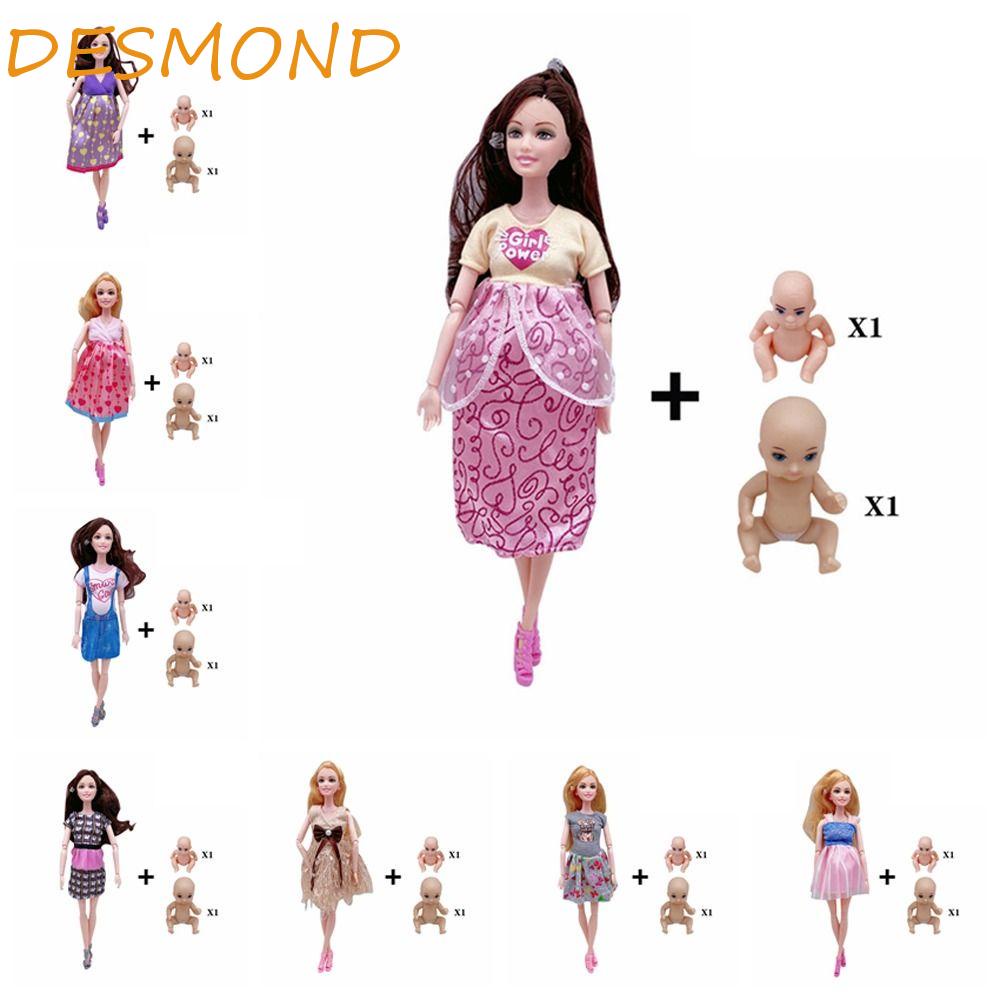 Desmond BJD ตุ๊กตา มัลติฟังก์ชั่น ตั้งครรภ์ ตุ๊กตาแม่ ของเล่นเด็ก การศึกษา หน้าท้องใหญ่ Active ข้อต่อ ของเล่นเด็ก ตุ๊กตาของขวัญที่ดีที่สุด