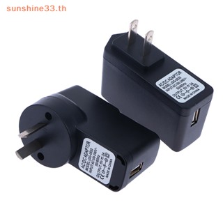 Thsun อะแดปเตอร์ชาร์จพาวเวอร์ซัพพลาย USB 5V 3A 100~240V AC DC 5V 3A สําหรับ EU US AU UK 1 ชิ้น