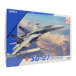 Greatwall hobby โมเดลเครื่องบินรบ L4824 1/48 Su-27S Guard B