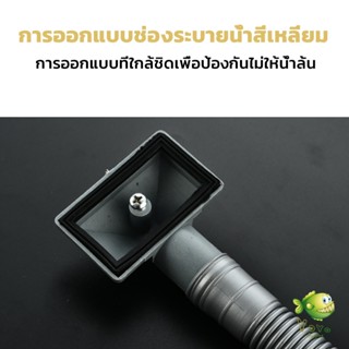 YOYO ท่อน้ำทิ้ง สำหรับซิงค์ล้างจาน แบบหลุมเดียว สองหลุม วัสดุสแตนเลส  Kitchen Drain Set