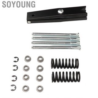 Soyoung Door Hinge Pin Bushing  Kit  Wear Resistant Easy To Install Front Upper Spring Durable for Most Cars and Light Trucks