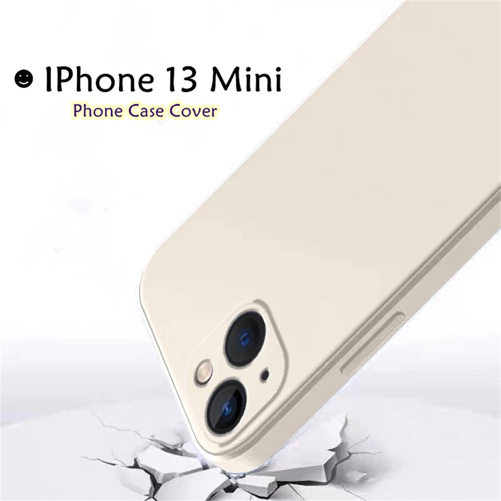 สําหรับ IPhone 13 Mini Case Sense of Premium Silicone Full Case Classic Solid Color Phone Case Cover