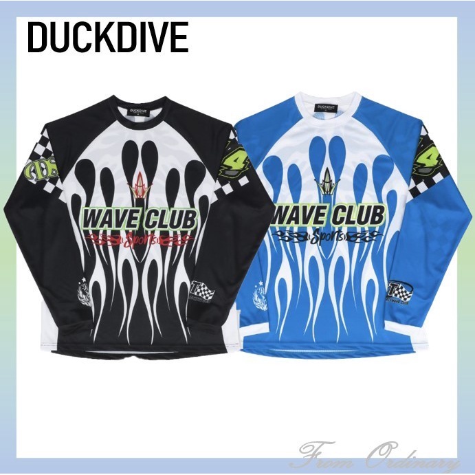 [DuckDive] เสื้อแขนยาว ผ้าตาข่าย ลาย After Fire เกรทแมน
