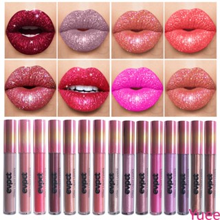 Evpct15 Color Shiny Metal Lip Gloss ลิปสติก yuee