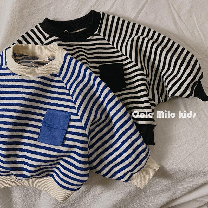 [ML] เสื้อกันหนาว แขนตุ๊กตา ทรงหลวม สไตล์เกาหลี แฟชั่นฤดูใบไม้ผลิ ฤดูใบไม้ร่วง สําหรับเด็กผู้ชาย ผู้หญิง 80-120 ซม.