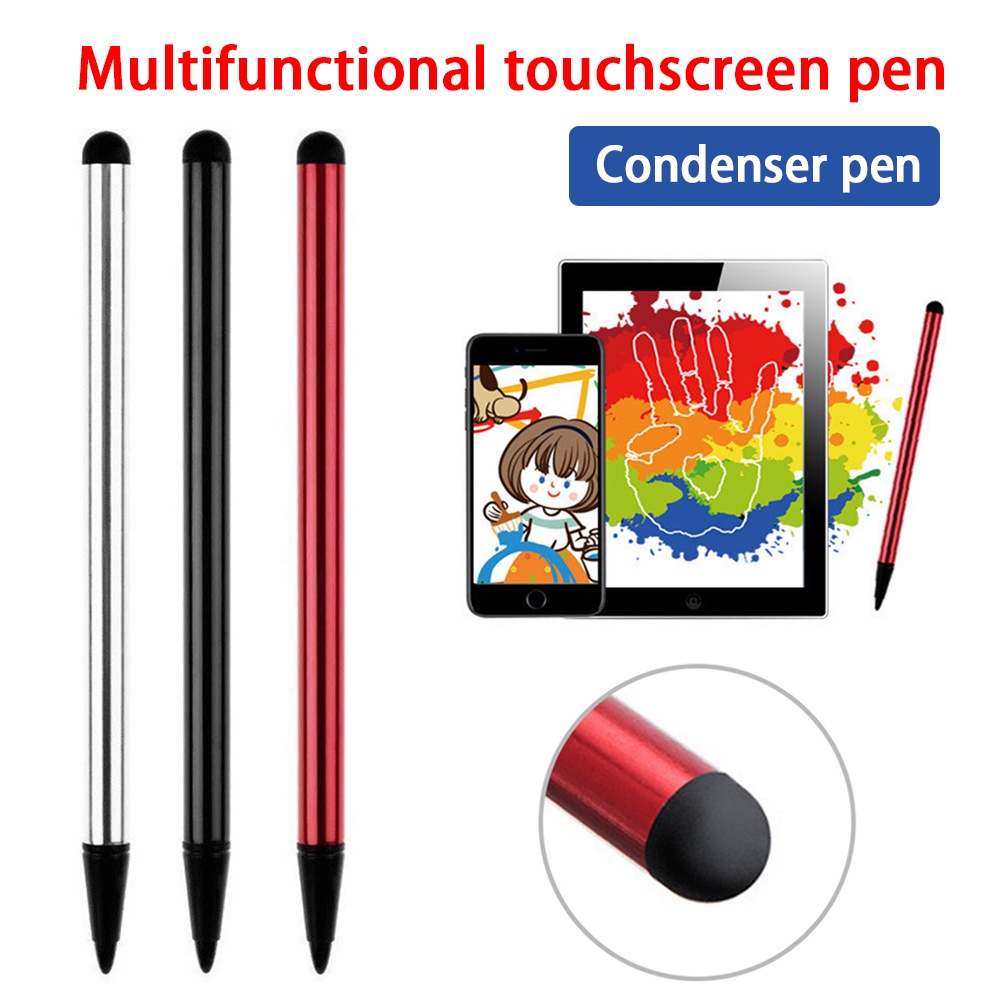 2 in 1 ปากกาสไตลัส สากล สําหรับ Android Xiaomi Samsung แท็บเล็ต สมาร์ทโฟน ปากกาสไตลัส แบบสองหัว