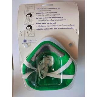 หน้ากากทรีเจมส์รุ่นTG-195SVแมสค์คาร์บอนปั๊มขั้นรูป ป้องกันกลิ่น ฝุ่นPM2.5 ควัน สารเคมี เชื้อโรค