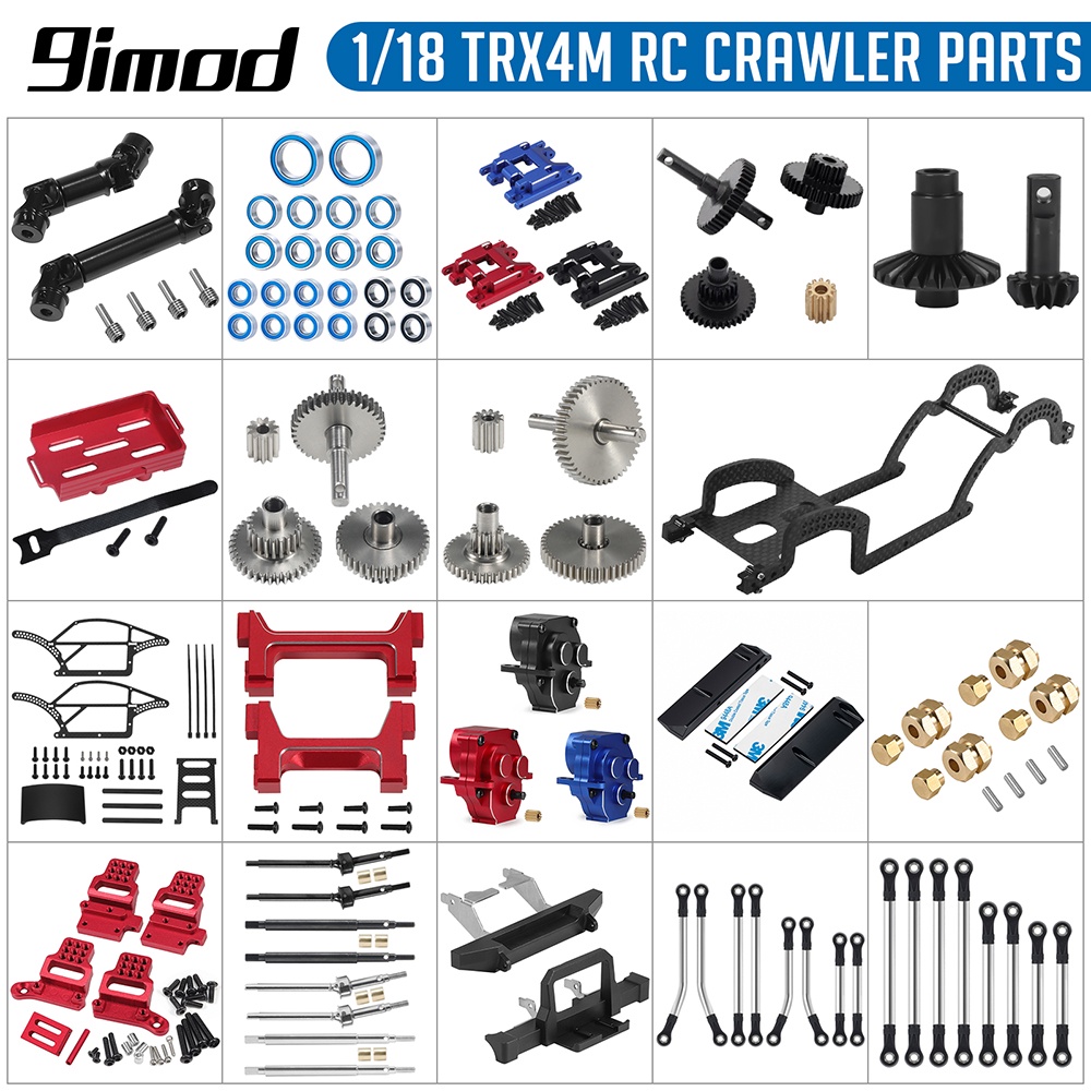 9imod ตัวยึดแขนเซอร์โว ตัวเชื่อมโครงรถ เกียร์กระปุก สําหรับอัพเกรดรถไต่หินบังคับ 1/18 TRX4M Bronco Defender 1/18