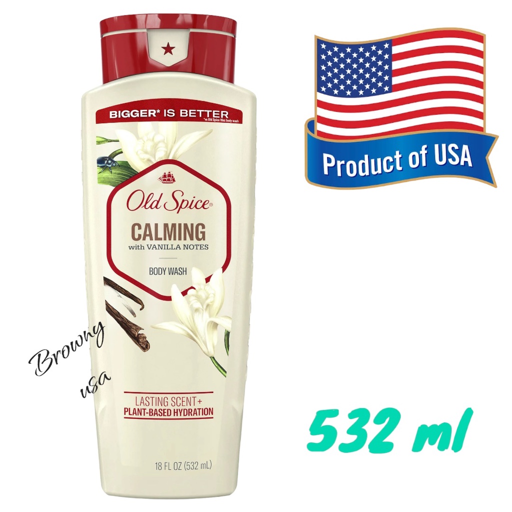 Old Spice Oasis Body Wash Calming with Vanilla Notes 532 ml.