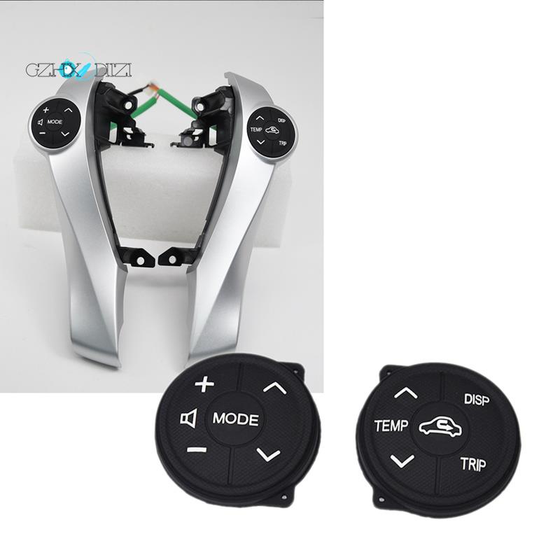 【Gzhxdiizi】ปุ่มกดพวงมาลัยรถยนต์ อเนกประสงค์ สําหรับ Toyota Prius 30 XW30 2009-2015 1 คู่