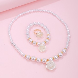 ชุดเครื่องประดับ สร้อยข้อมือ สร้อยคอ ประดับลูกปัด ไข่มุก และ…