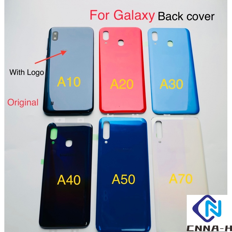 อะไหล่ฝาครอบแบตเตอรี่ แบบเปลี่ยน สําหรับ Samsung Galaxy A10 A20 A30 A40 A50 A70 2019