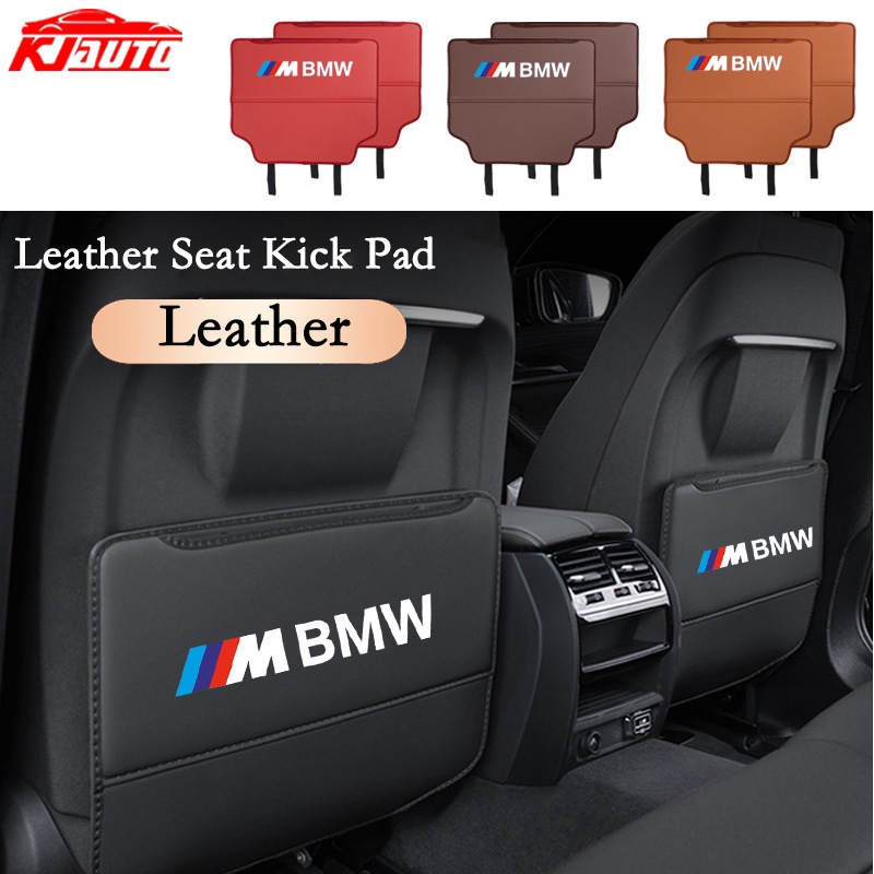แผ่นหนังรองเบาะรถยนต์ กันรอยขีดข่วน สําหรับ BMW G20 G30 G01 G02 G05 F48 F25 F15 F20 F30 F10 F45 E60 E90 E84 E85 E83 E46 E39 1 2 3 4 5 6 7 Series X1 X3 อุปกรณ์เสริม X5.