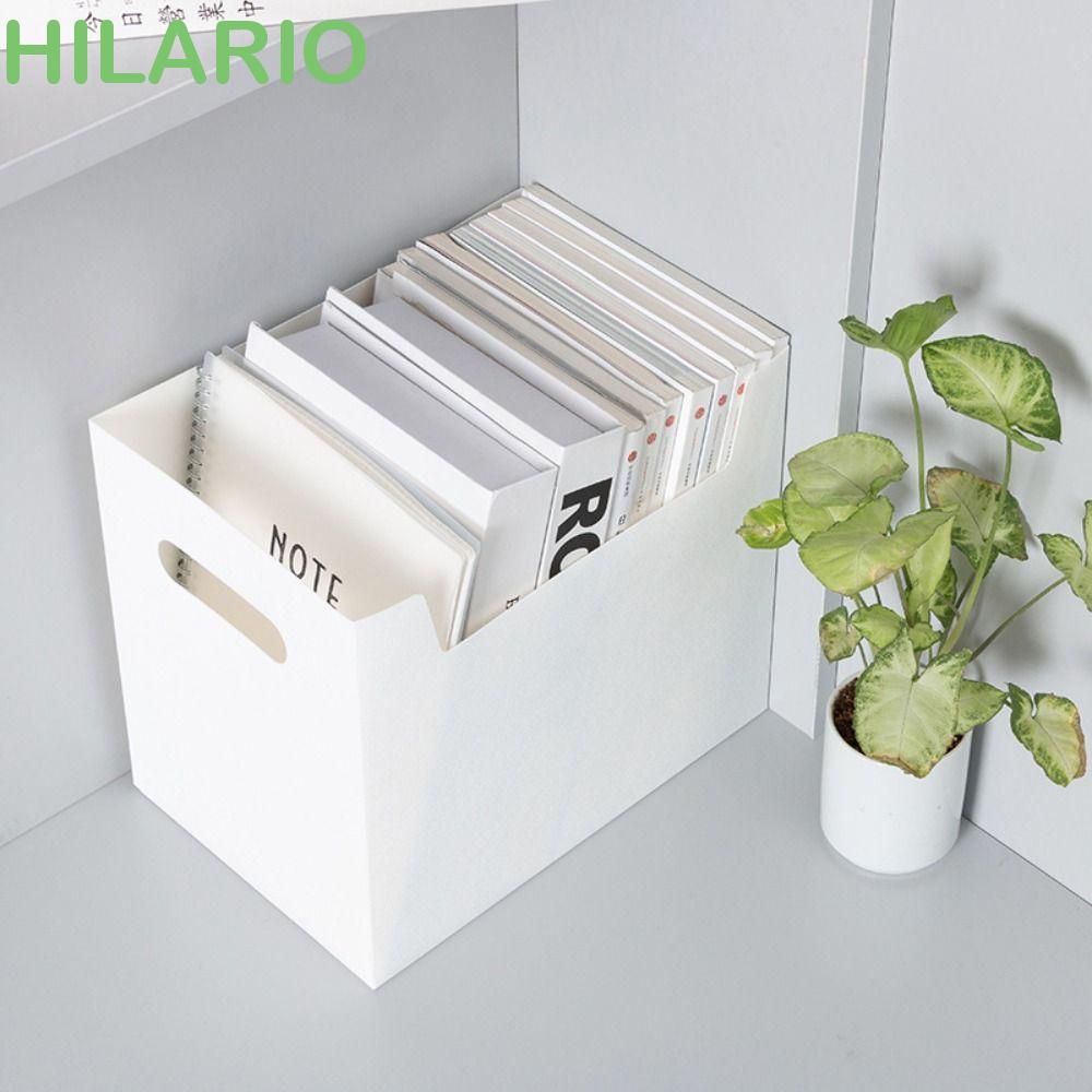 Hilario กล่องเก็บเอกสาร แบบใส พับได้ จุของได้เยอะ สําหรับจัดเก็บหนังสือ ดินสอ ของจิปาถะ