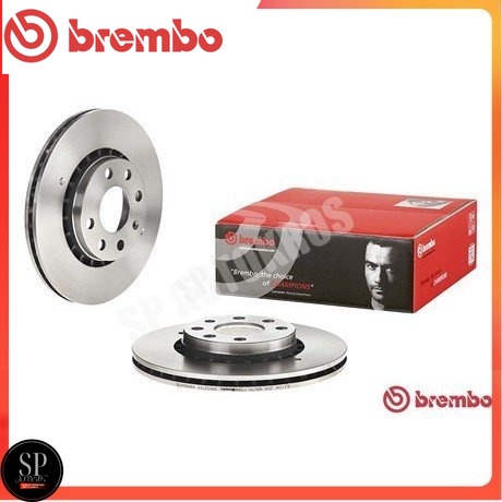 BREMBO จานเบรคหน้า OPEL ASTRA F T92 1.8 1992-1998 CORSA B S93 1.6 1993-2000 VECTRA A J89 1.7 1.8 198