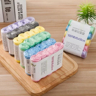 ถุงขยะ เหนียว ได้มาตราฐาน ทนทาน ไร้กลิ่น ไม่รั่วซึม ถุงขยะ 45×50cm 1แพ็ค5ม้วน เนื้อเหนียว ไม่สกปรก ถุงขยะอเนกประสงค์