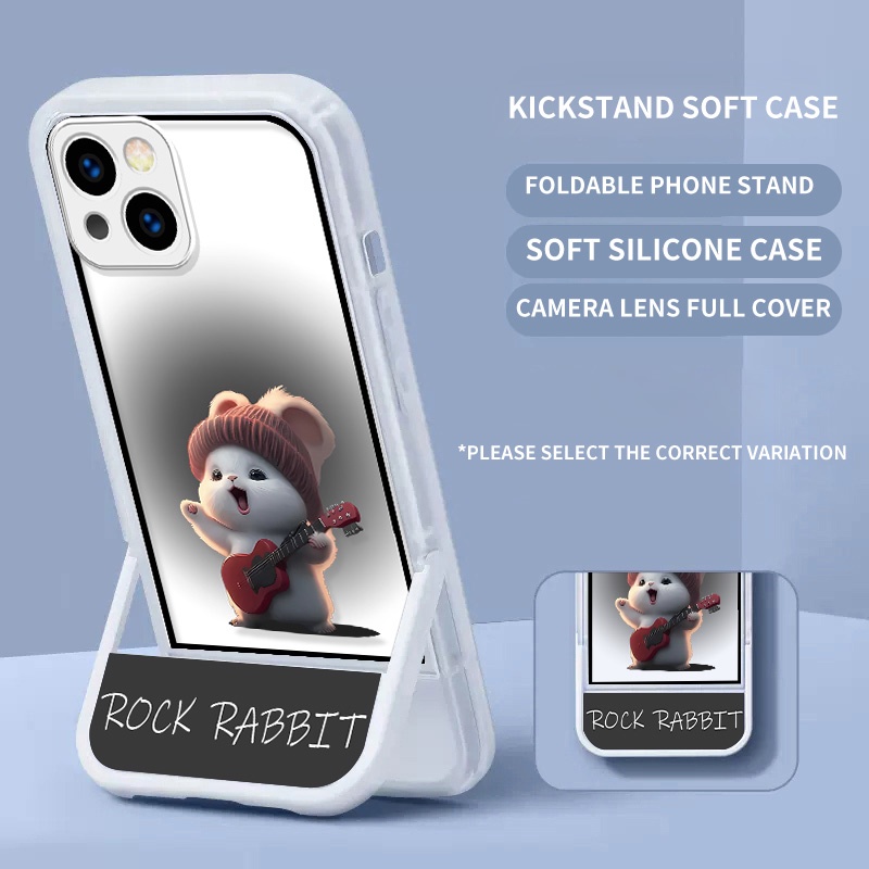เคสขาตั้งสําหรับ Vivo Y02 V27e Rock Rabbit Soft Case | ZJ A047