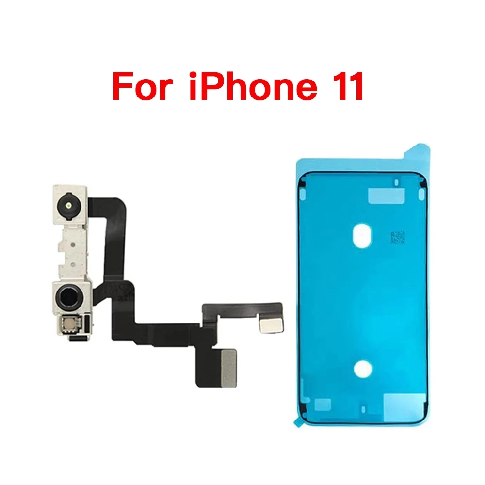โมดูลกล้องหน้า พร้อมสายแพเชื่อมต่อ สําหรับ iPhone X XR XS 11 Pro Max ไม่มี Face ID และสติกเกอร์ กันน้ํา thumbnail 4
