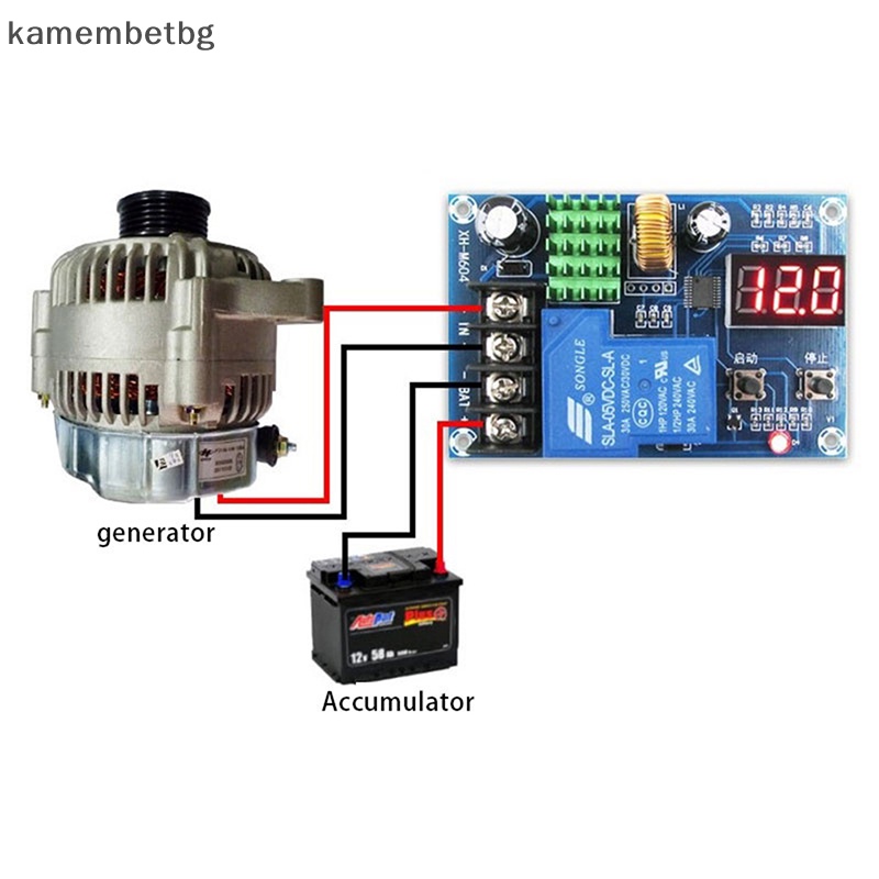 Kamembetbg Xh-M604 สวิตช์ควบคุมการชาร์จลิเธียม 6-60V