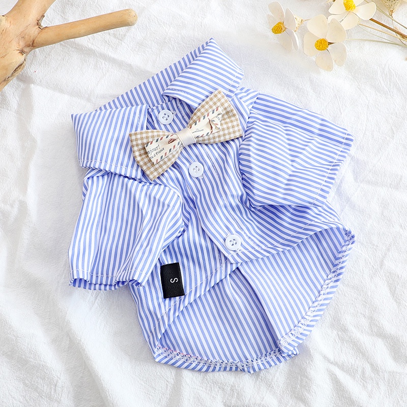 เสื้อผ้าสัตว์เลี้ยง ลายทาง สําหรับสุนัข แมว