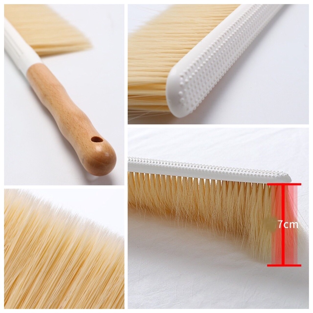 🆕 แปรงปัดฝุ่น ไม้ปัดฝุ่น ขนนุ่มแด้ง รุ่นอัพเกรดใหม่ ด้ามไม้ ใช้ทำความสะอาด ไม้ปัดฝุ่นรถยนต์ โซฟา ที่นอน  🆕 - รูปที่ 3