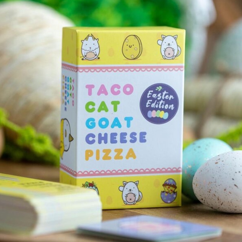 การ์ดเกม Taco Cat Goat Cheese Pizza - Easter Edition!  การ์ดสนุก สําหรับเด็ก