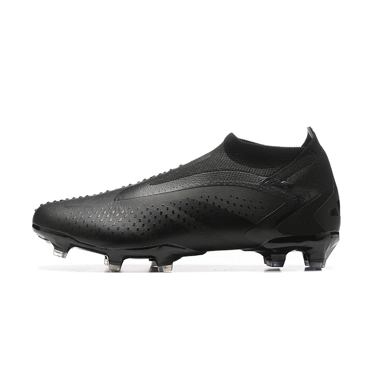 Adidas Adidas PREDATOR ACCURACY+ FG High BOOTS Full Black kasut boots football shoes soccer shoes S