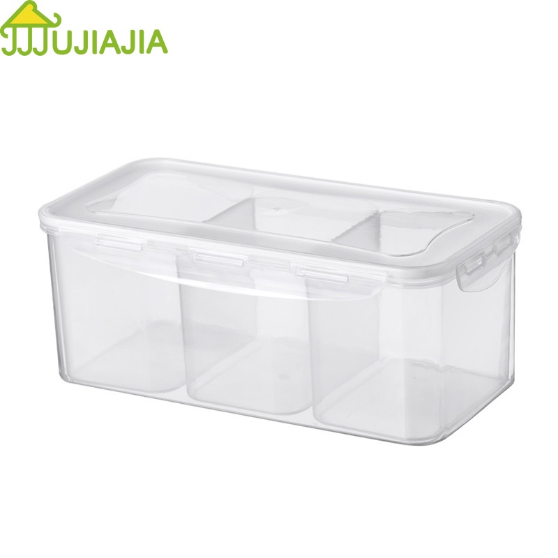 Jujiajia กล่องเตรียมเนื้อสัตว์แช่แข็ง เกรดอาหาร สําหรับตู้เย็น กล่องถนอมอาหารตู้เย็น กล่องเก็บเนื้อสัตว์ ภาชนะใส่อาหาร