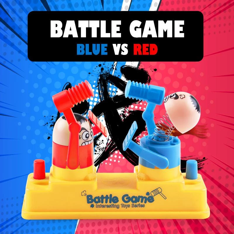 [พร้อมส่ง] เกมค้อนทุบ ทุบหัว หัวกระเด้ง Hammering Contest หรือ VS Game เสริมทักษะเด็กวัยเด็ก ของขวัญ thumbnail 3