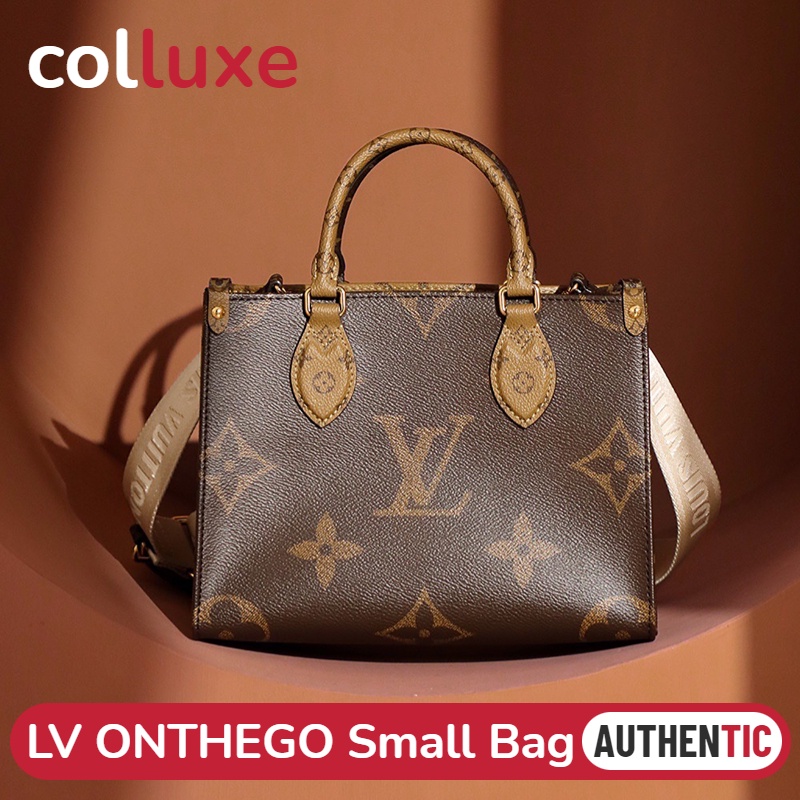 แบรนด์ใหม่และเป็นของแท้/หลุยส์วิตตอง Louis Vuitton กระเป๋ารุ่น OnTheGo PM Small Tote Bag LV ถุงสิริ 2023
