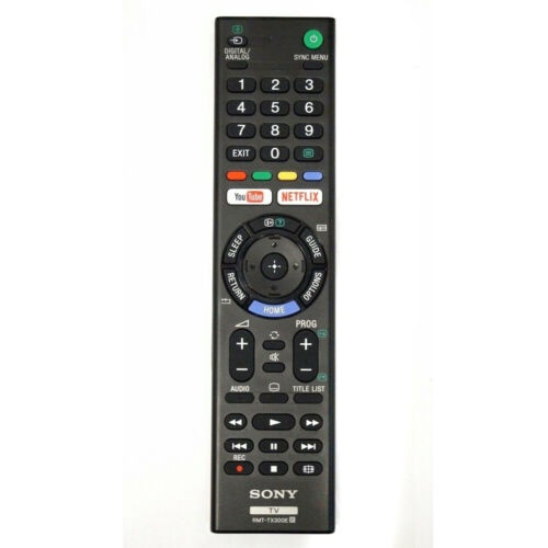 RMT-TX300E เหมาะสําหรับ Sony Netflix LCD TV รีโมทคอนโทรล KDL40W660E KD49X7000E