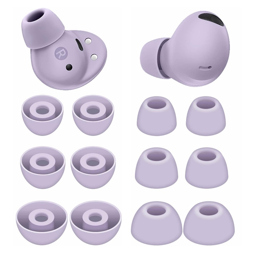 จุกหูฟัง ยางซิลิโคนนิ่ม แบบเปลี่ยน สําหรับ Samsung Galaxy Buds 2 Pro Galaxy Buds Pro 2 3 คู่