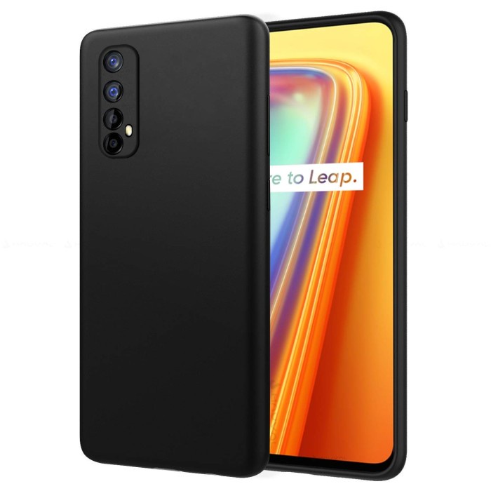 เคส REALME 7 / NARZO 20 PRO เคสแบบบาง เนื้อแมตต์ พรีเมี่ยม นิ่ม สีดํา Doff