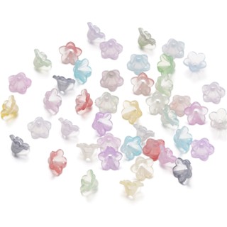 เซนต์คunkka 50 ชิ้น 12 มิลลิเมตรที่มีสีสัน Receptacle ลูกปัด…