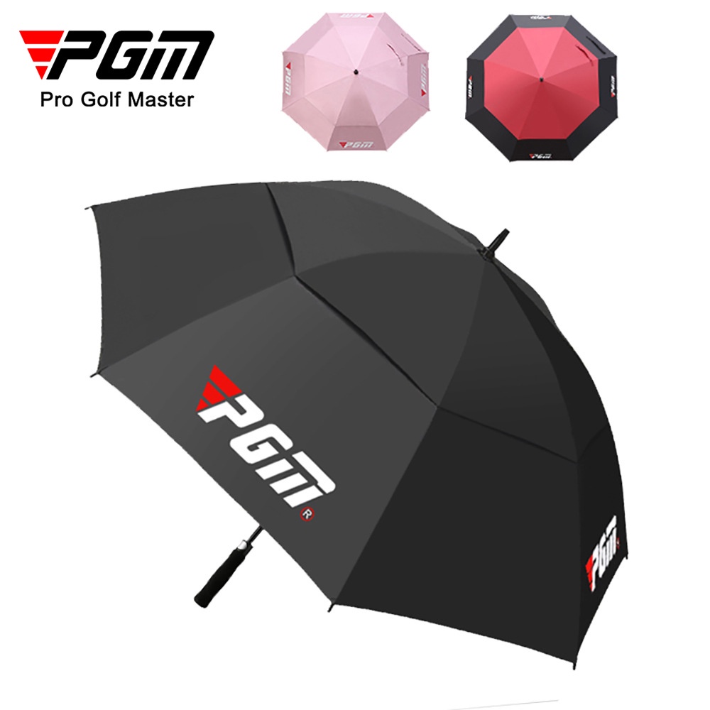 PGM ร่มกอล์ฟสองชั้น ร่มกันแดดอัตโนมัติทนต่อลมแรงและฝนตกหนักร่มสามารถครอบคลุมร่ม 3 คน YS001