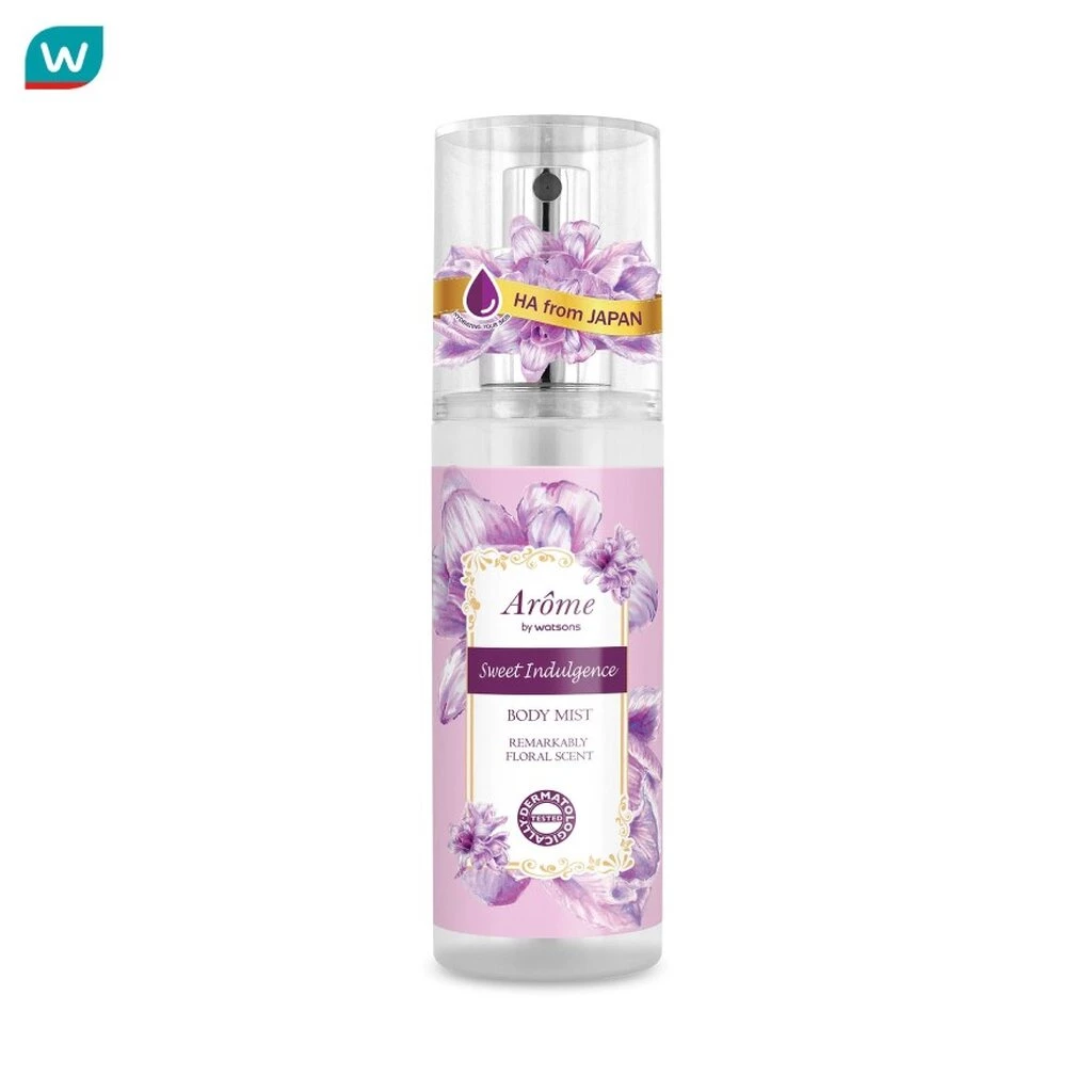 Arome by Watsons อะโรมิ บาย วัตสัน สวีท อินดัลเจนท์ บอดี้ มิสท์ ริมาร์คคับบลื ฟลอรัล เซ็นท์ 100มล.