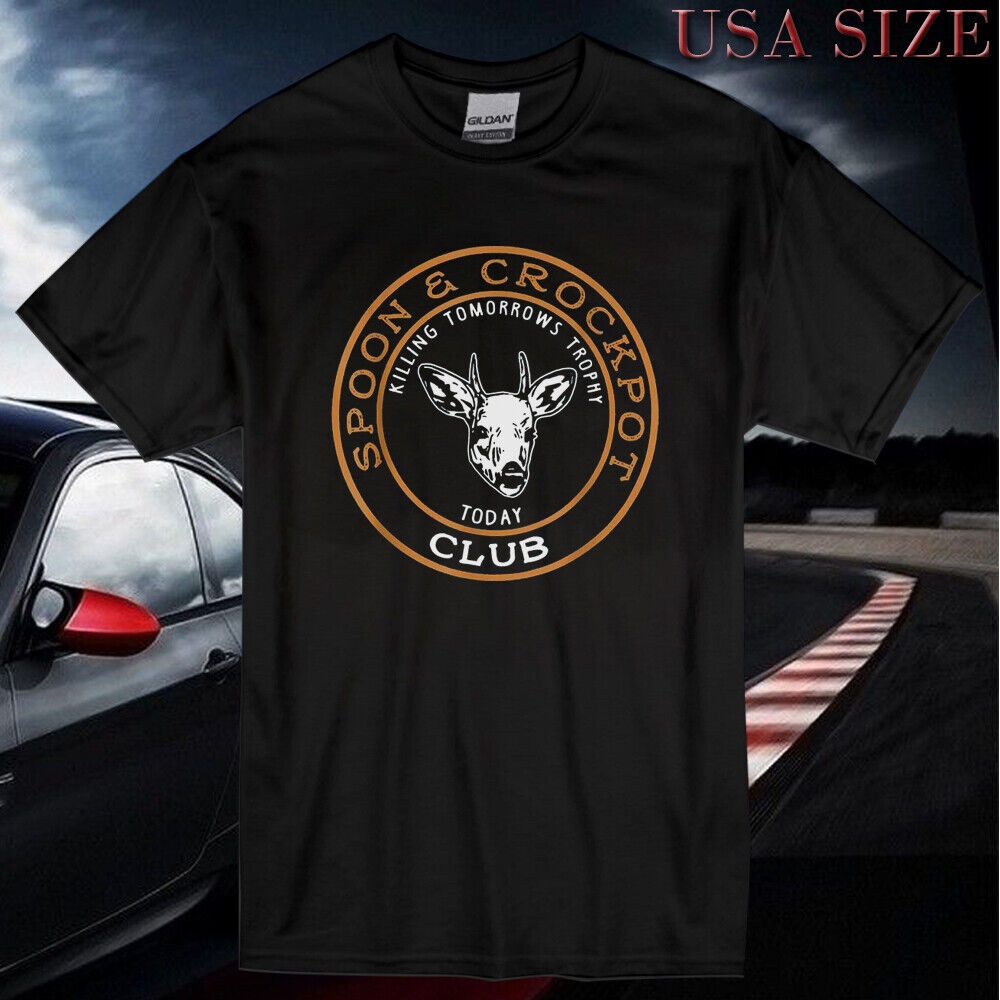 Spoon And Crock Pot Men เสื้อยืดผ้าฝ้ายแท้