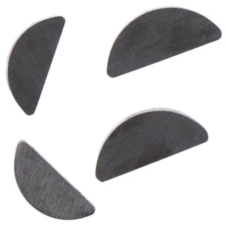 POPULAR 80 ชิ้น Keyway Assortment, ครึ่งวงกลม Universal Freewheel, Half Round Key Assortment Kit Key Assortment สําหรับ Fasteners Mechanical Industry
