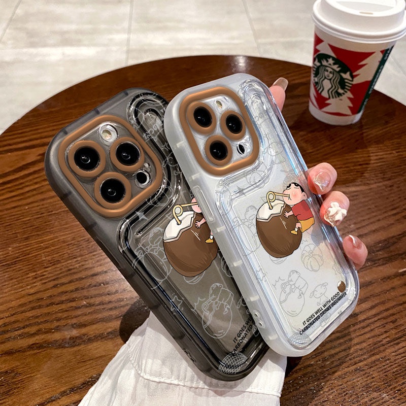 เคสโทรศัพท์มือถือ ลายการ์ตูนชินจังน่ารัก สําหรับ IPhone 11 12 Pro Max X XR XS Max SE 7 Plus 8 Plus IPhone 13 Pro Max IPhone 14 Pro Max