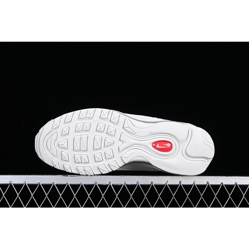Nike Supreme X Air Max 98 รองเท้าผ้าใบลำลองสีขาวของแท้ 100% สำหรับผู้หญิงและผู้ชาย ป้องกันการลื่น
