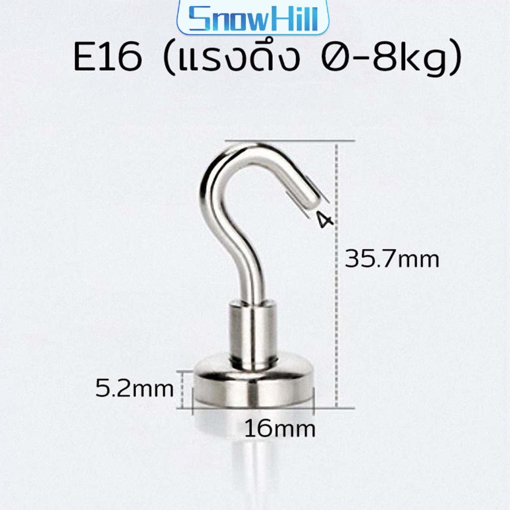 S.H ตะขอแม่เหล็ก ใช้เกี่ยว ที่แขวนของ  Magnetic Hooks ราคา ถูกที่สุด ดีลบีเคเค แกลเลอรีภาพที่ 9